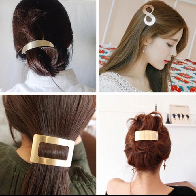 Jepit Hijab Belakang Otomatis Aksesoris Jilbab