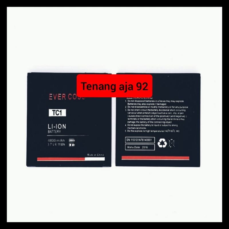 Batre batere baterai Evercoss TC1 Original
