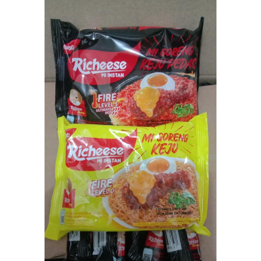 mie goreng keju pedas richeese 75gr