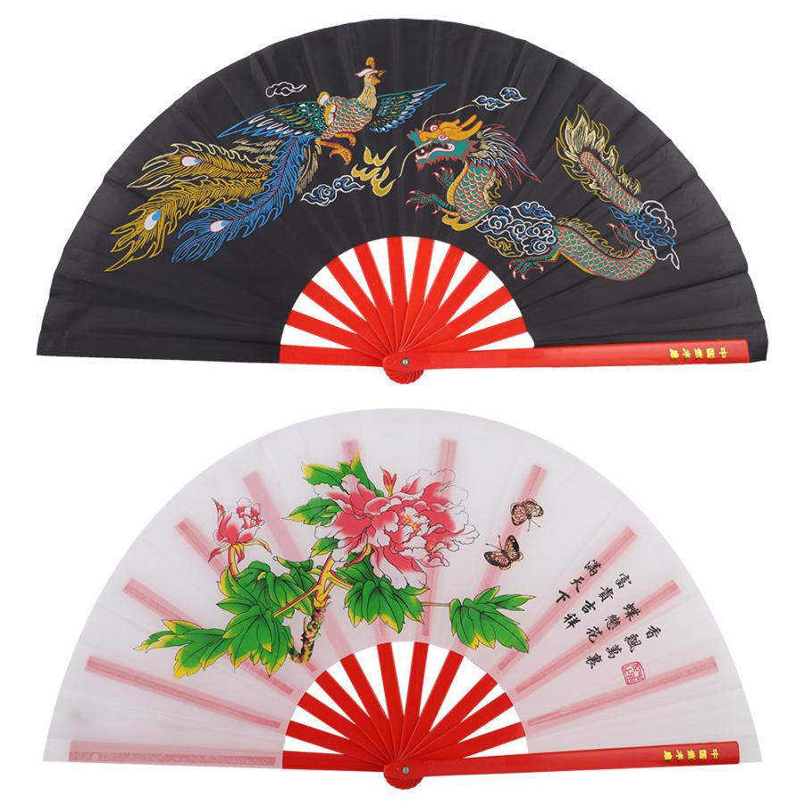 Import Chinese Kung Fu Fan Martial Arts Products Delicate Martial Arts Kung Fu Fan Colorful Print Shopee Indonesia