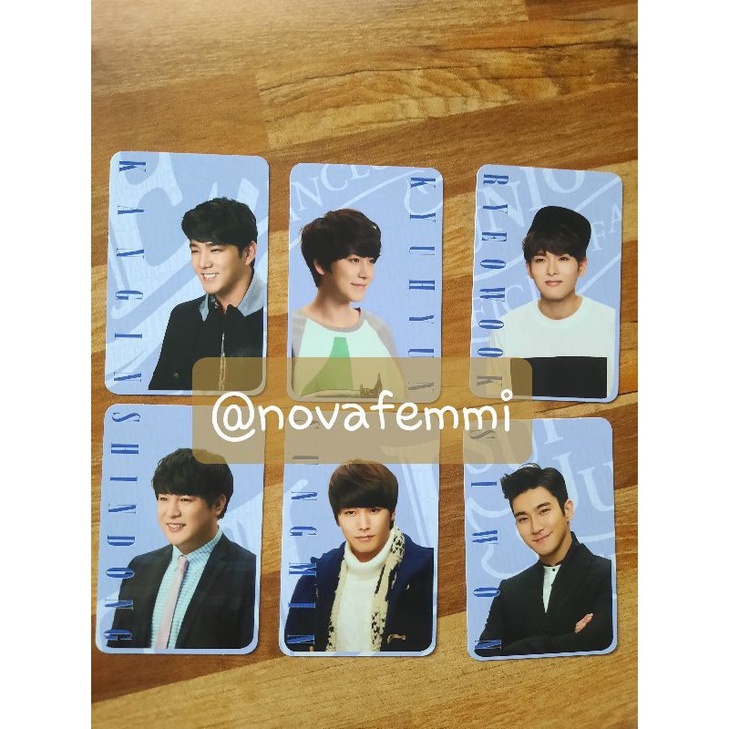 Super Junior Photocard ELF Japan