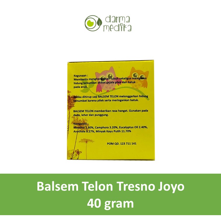 Balsem Balsam Telon Tresno Joyo Tresno Joyo 40 gram