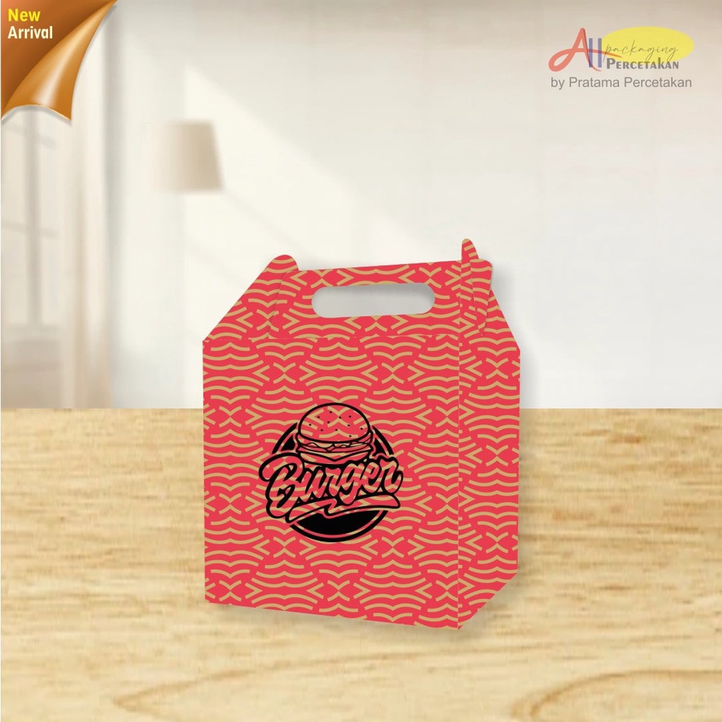

CETAK DUS BURGER MOTIF MODEL GABLEBOX CUSTOM // DUS BURGER MOTIF MODEL GABLEBOX CUSTOM NAMA / TULISAN / GAMBAR