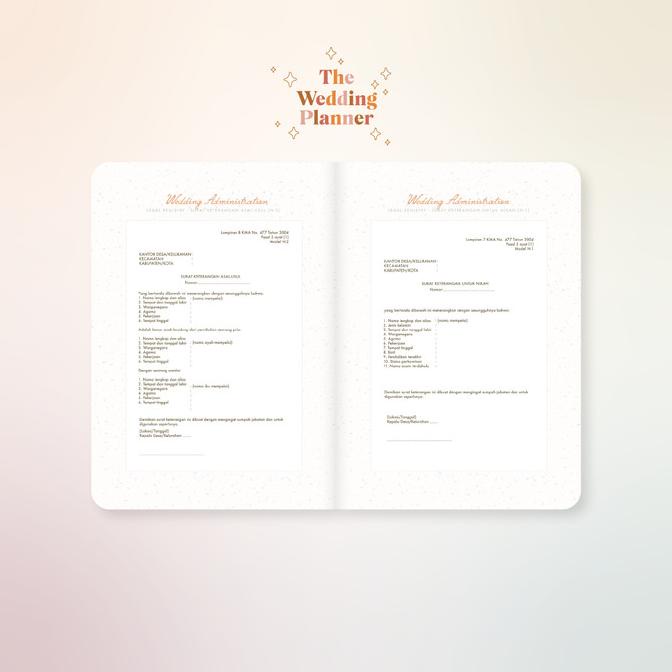 

The Wedding Planner by Paperielab