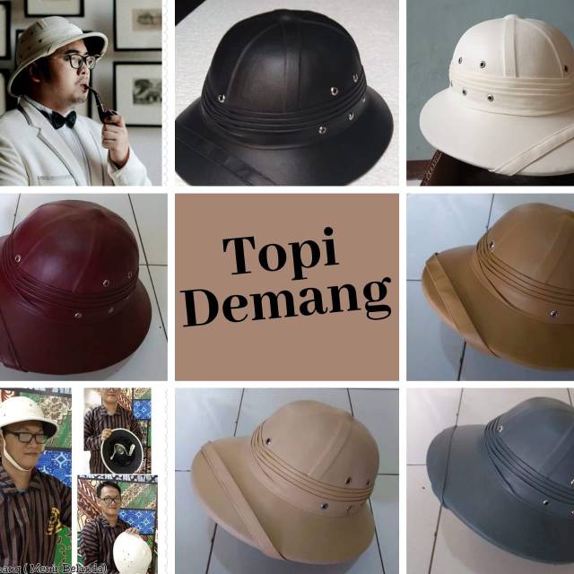 Topi Demang/Topi Mener/menir/Topi Retro/klasik Onthel /ontel Belanda/jadul