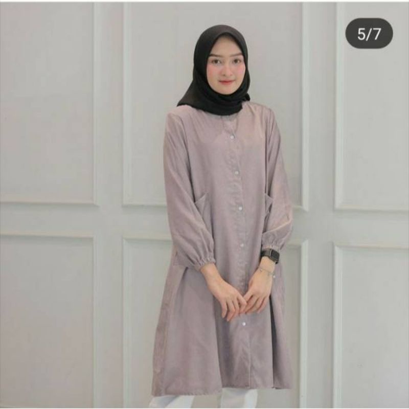 Dalya tunik atasan wanita fashion muslim remaja