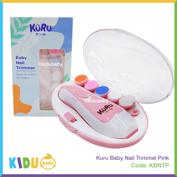 Kuru Baby Nail Trimmer Alat Kikir Gunting Kuku Elektrik Bayi dan Anak kidu Baby