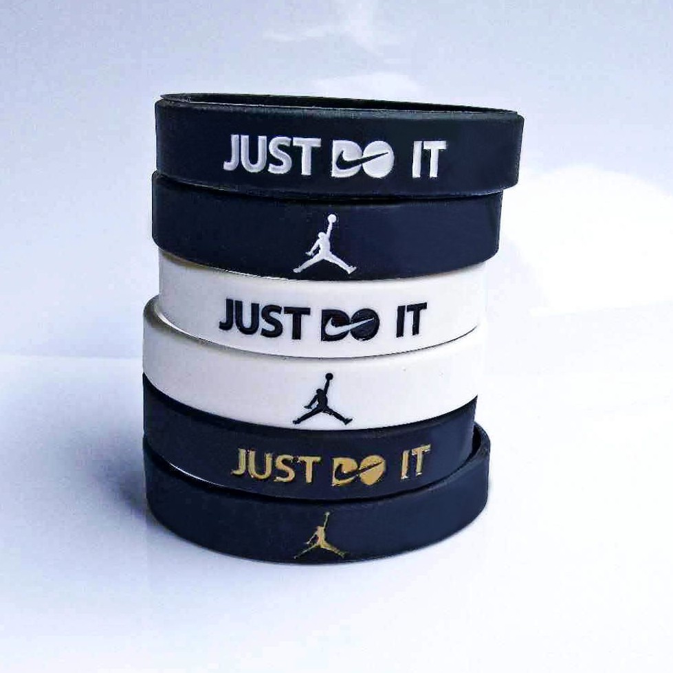 BRACELET TANGAN PRIA - GELANG KARET JORDAN SPORT ORIGINAL NEW