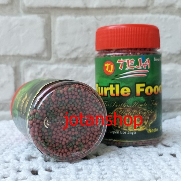 TEJA TURTLE FOOD makanan pakan kurakura kura kura reptil 65gr