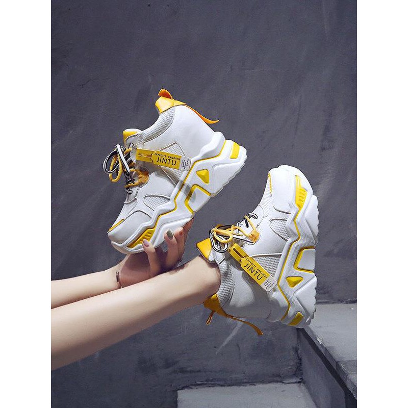 1001 SEPATU SNEAKERS WANITA JINTU !!! - 3 WARNA-KUNING