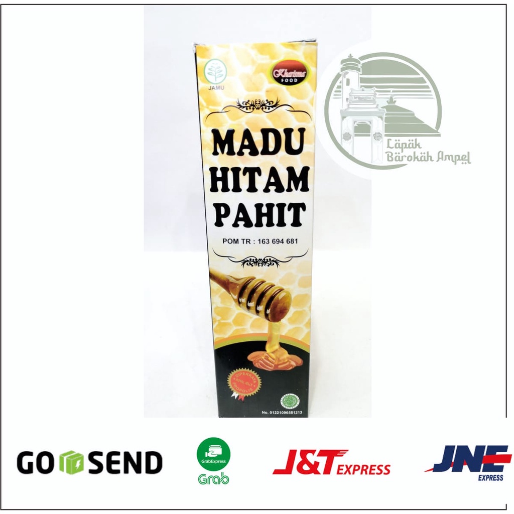 

Madu Hitam Pahit Diperkaya Royal Jelly Propolis As Shohwah Original Herbal 500gr