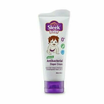 Sleek Diaper Cream 80ml - Sleek Krim Ruam Popok Bayi 80Ml