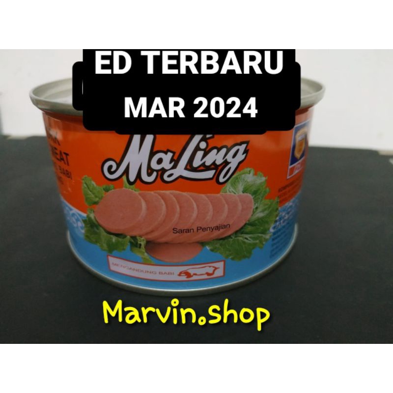 

PROMO!! ED BARU OKT 2027 Maling TTS BESAR 397 gr / TTS Ma Ling Luncheon Meat
