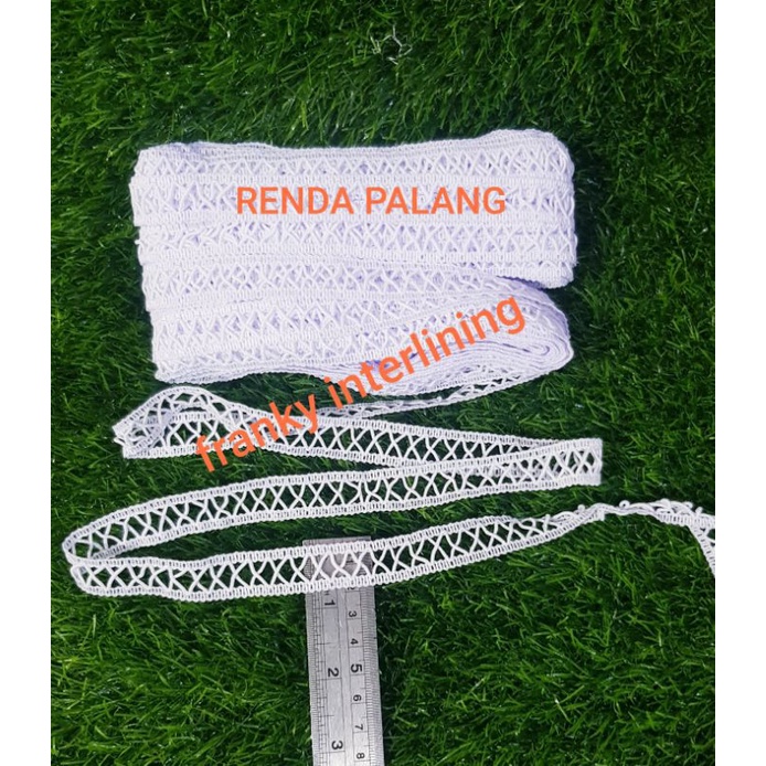 RENDA PALANG LEBAR 2CM HARGA PER ROLL ISI 15 YARD