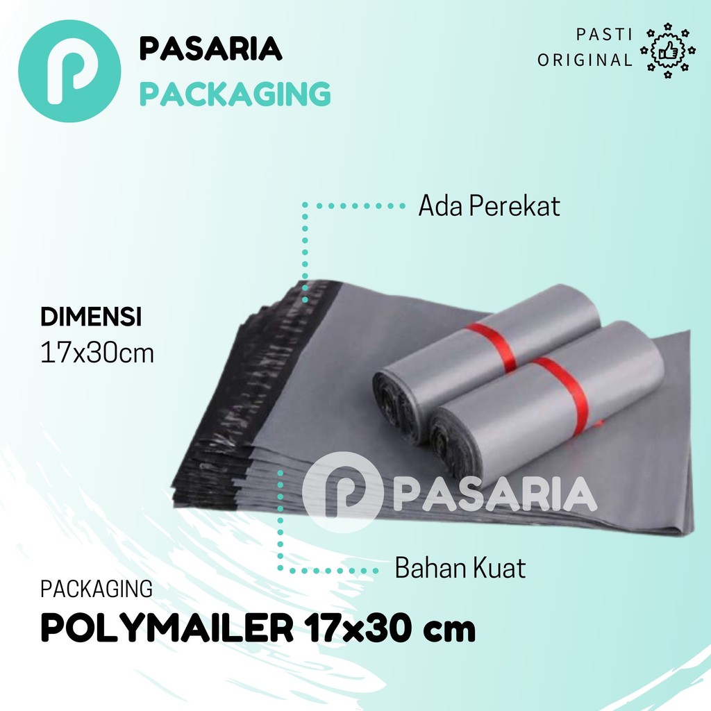 

Plastik Polymailer/Packing Online Shop Perekat 17x30 cm (17cm x 30cm)