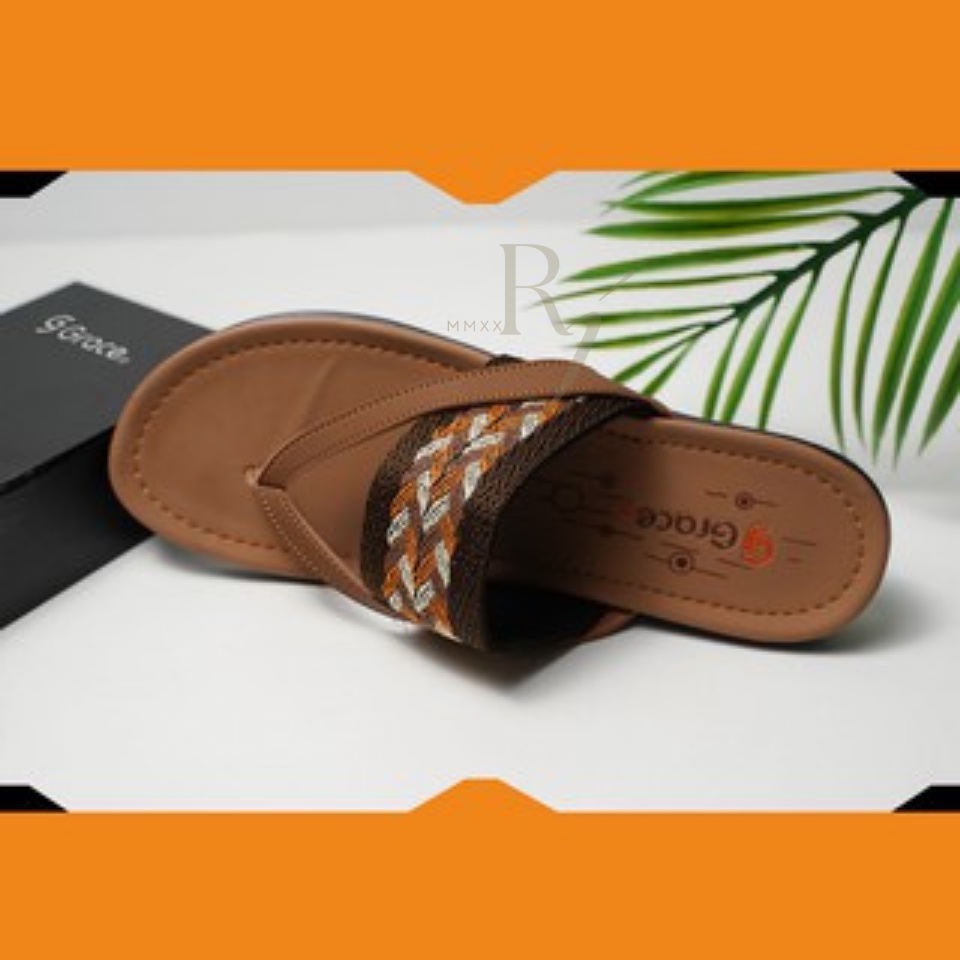 GRACE [ATR TIPIS] Sandal Cewek Turki Slop Japit/ Sendal Wanita Rajut/ Sandal Perempuan Teplek