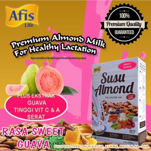 Afis susu almond