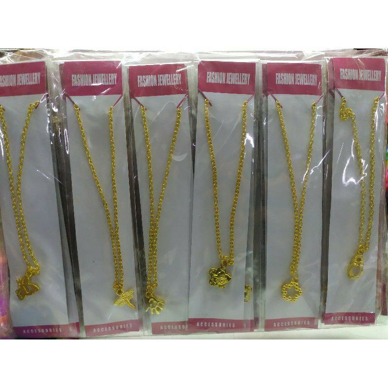 12pcs kalung anak / kalung emas liontin / kalung rante emas