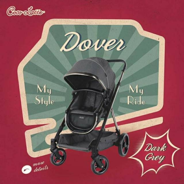 Stroller Hadap Ibu Kereta Dorong Bayi Cocolatte CL-LD 6688 SN Dover