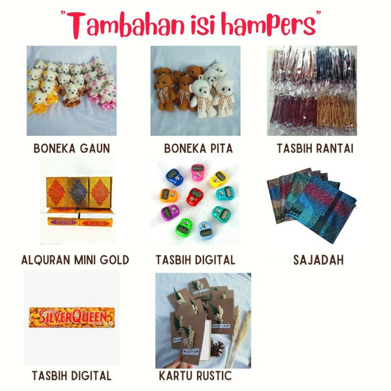 

Tambahan Isi Hampers