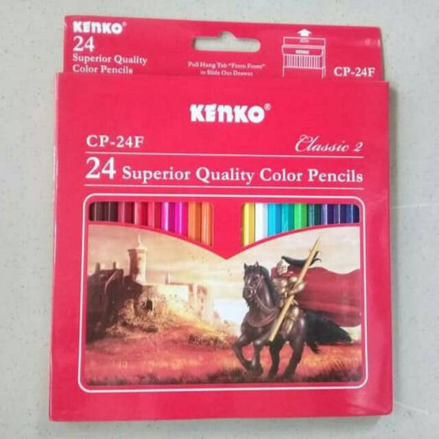 

Pensil warna Kenko Superior Quality 24 warna