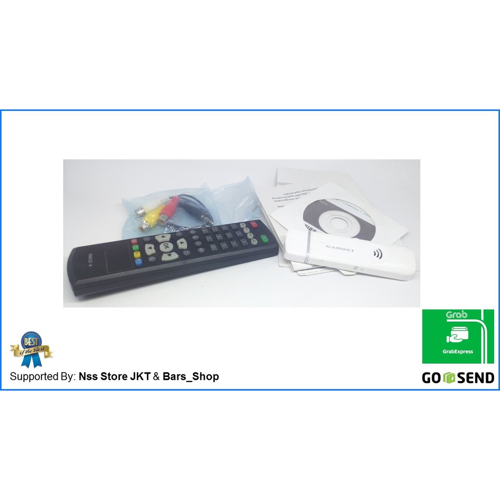 Tv Tuner Gadmei Untuk Laptop / PC USB Stick UTV380