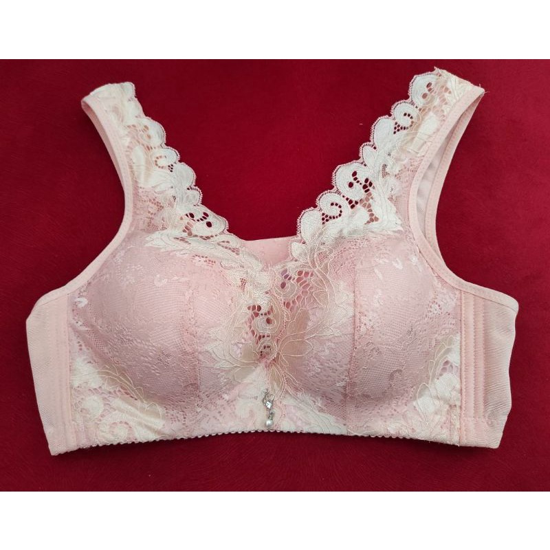 Bra Tally Penekan Lemak Tanpa Kawat Busa Tebal Cup Besar