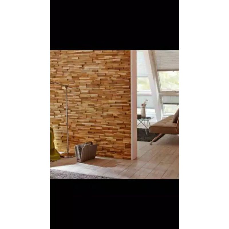 Panel Dinding Wall Panel Wood Panel Wall Interior Dinding 3D Kayu Jati