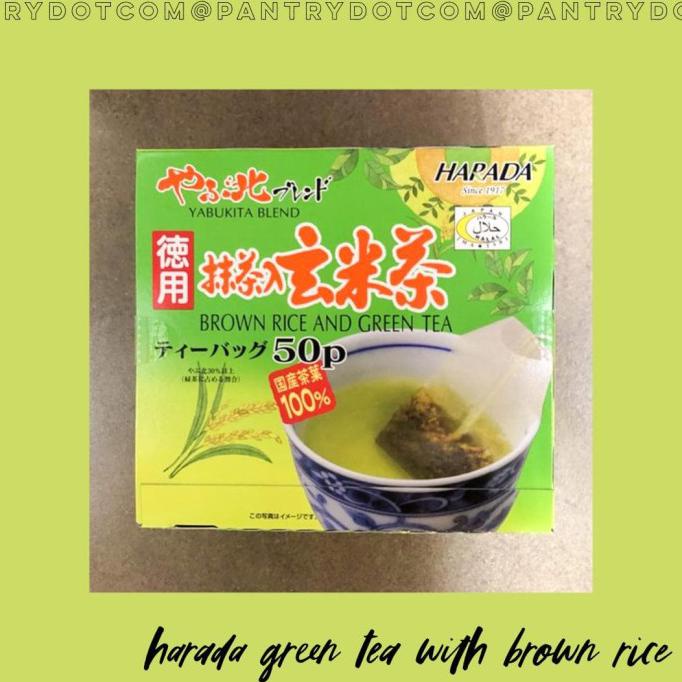 

[[BISA COD]] Harada Green Tea with Brown Rice Teh Hijau Celup Jepang BERKUALITAS Kode 187
