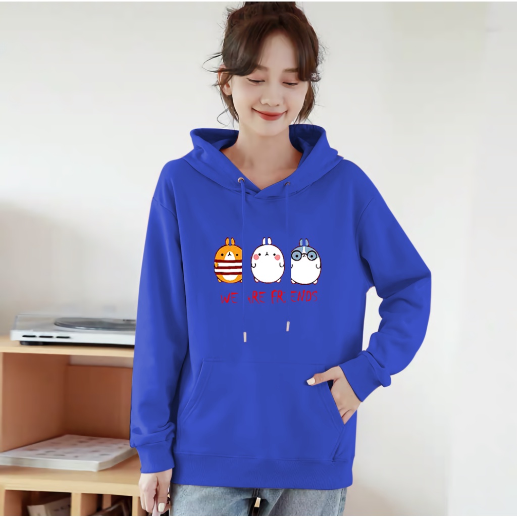 Lilipop.id Sweater Wanita Hamster Hoodie Jumper Outwear