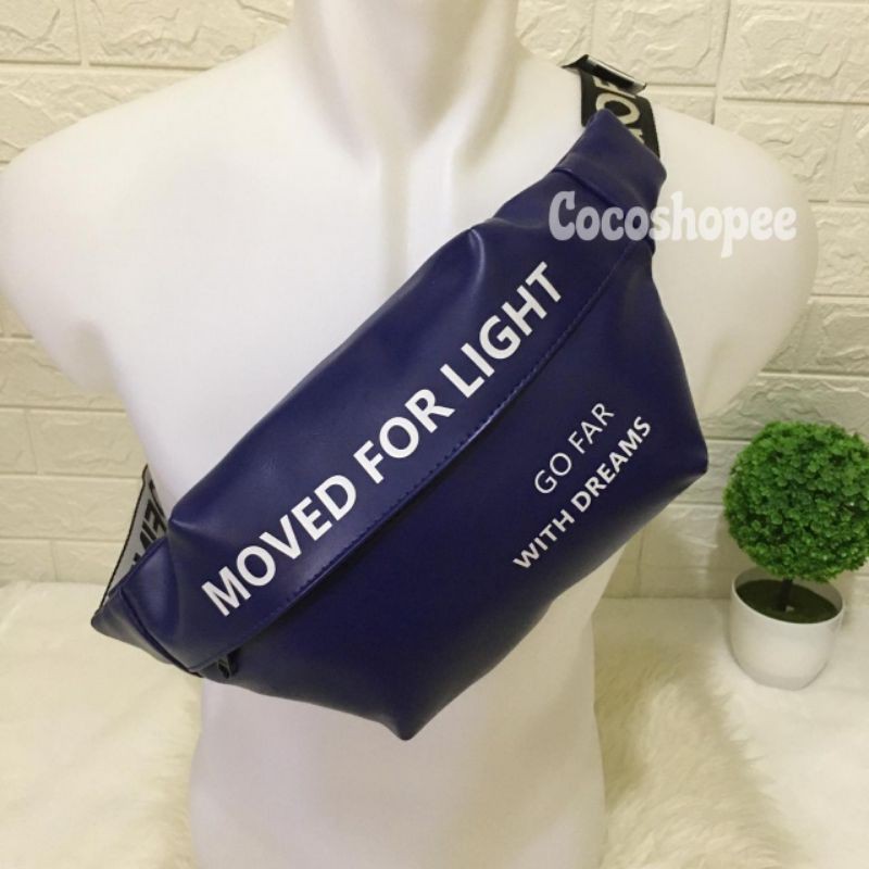 Tas Selempang Pria Wanita Leather brand Tingofine Moved For Light