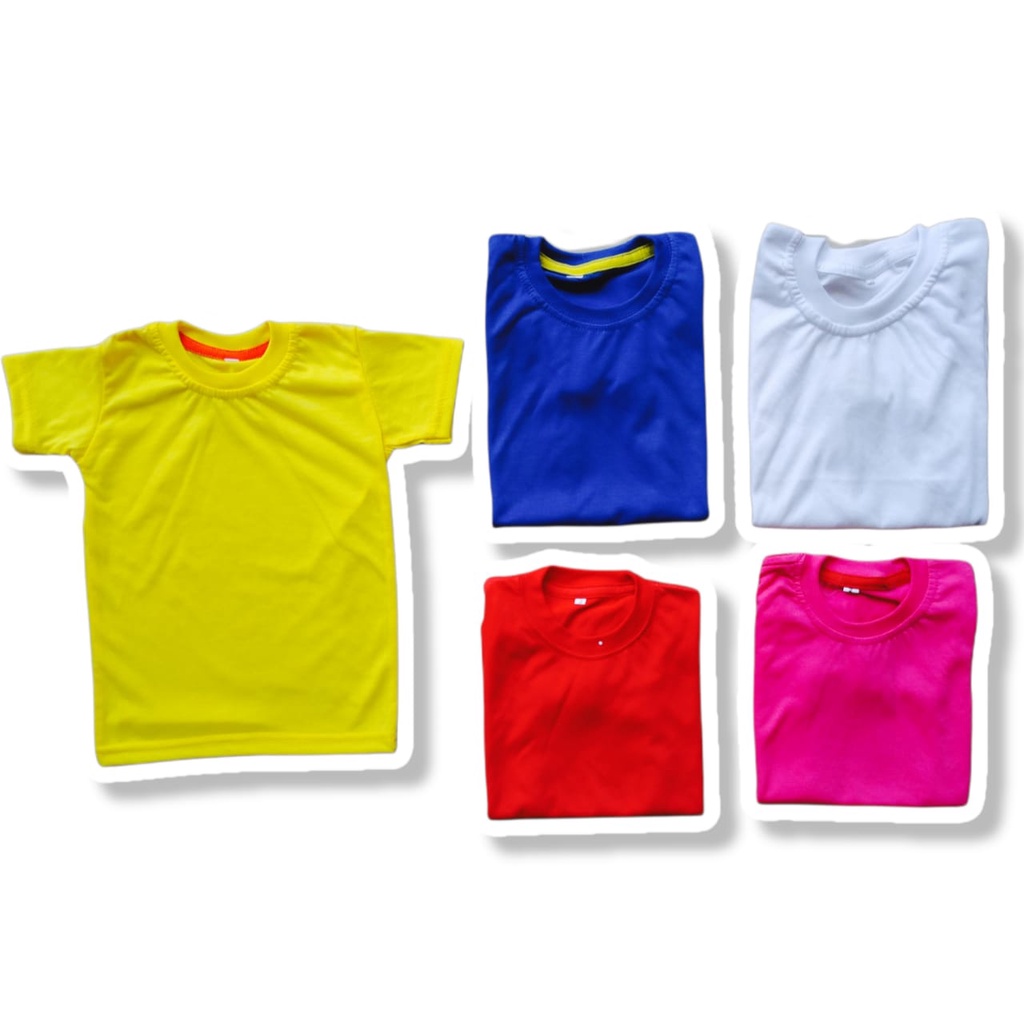 KAOS POLOS ANAK COTTON COMBED KAOS ANAK LAKI LAKI DAN PEREMPUAN