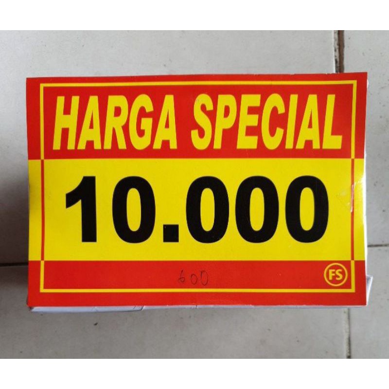 

Papan Harga 1 Lembar