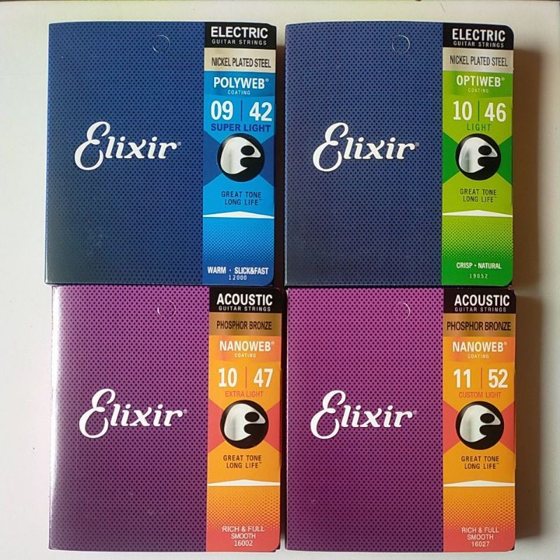 SM- Senar gitar elixir , senar gitar akustik elektrik elixir