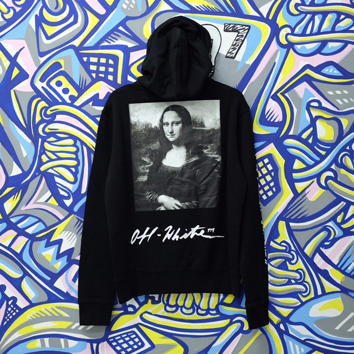 Off-White Monalisa Black Hoodie 100% Original