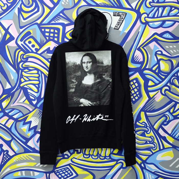 Off-White Monalisa Black Hoodie 100% Original