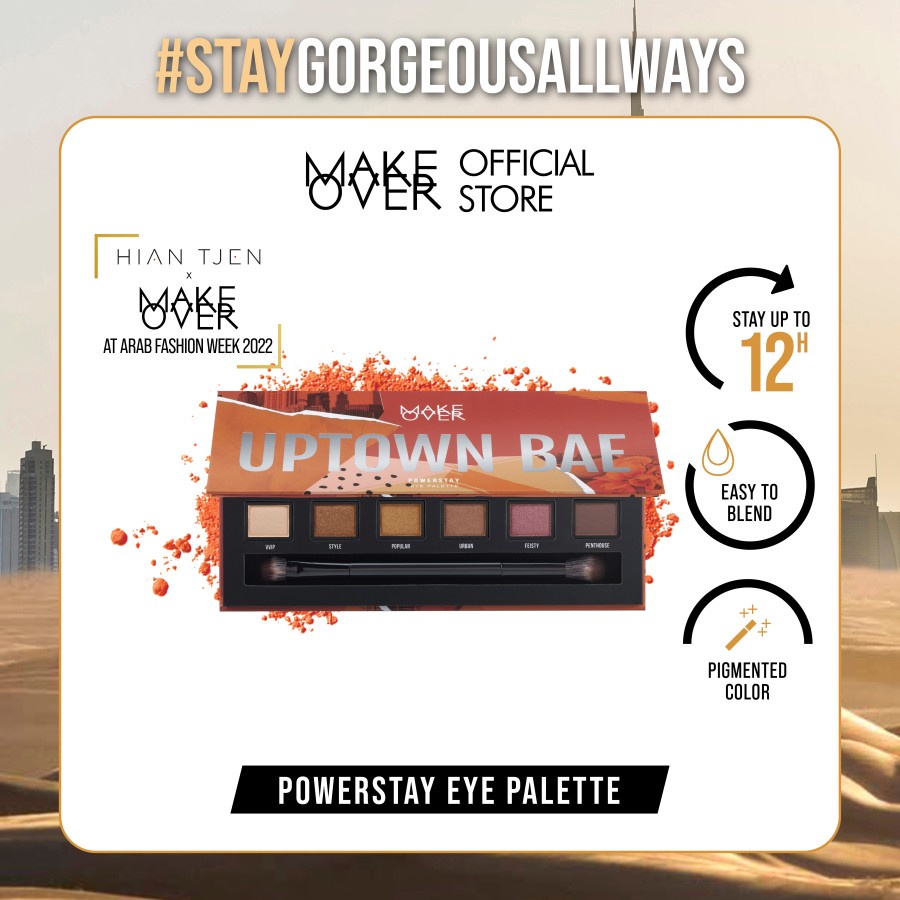 MAKE OVER Powerstay Eye Palette 12 x 0.4 g - Eye Shadow Palette