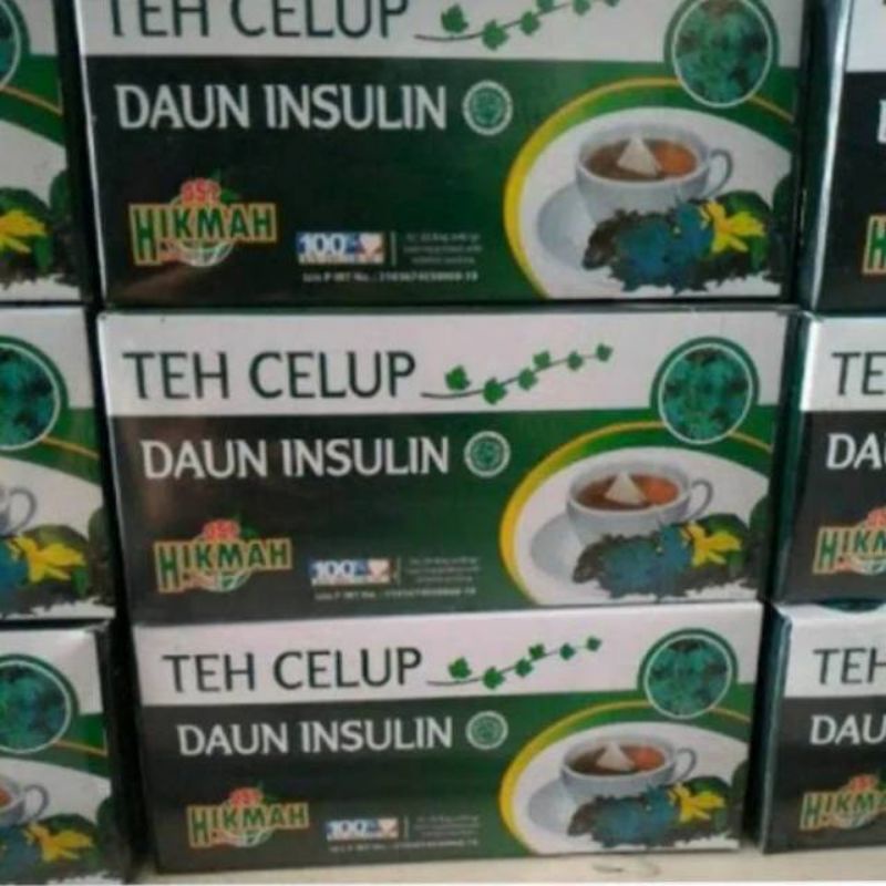 Medan Termurah Teh celup daun insulin Isi 20 bag Herbal bermanfaat Teh celup daun insulin herbal alami