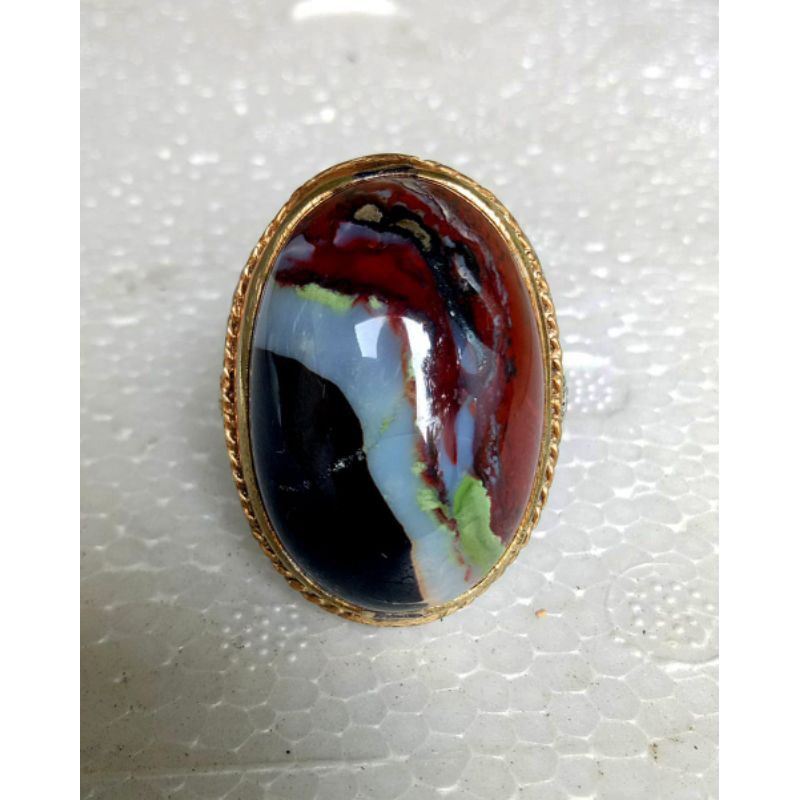 batu akik pancawarna garut