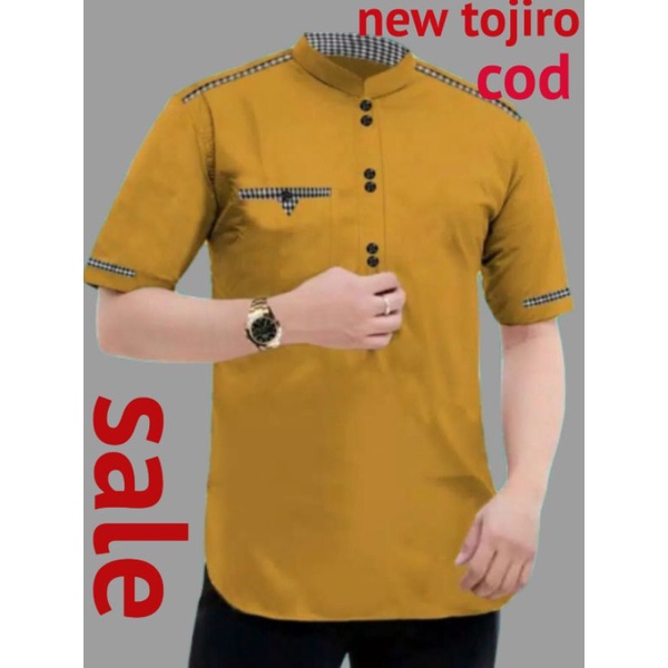 Baju Koko Dewasa Koko tojiro  Koko Pria Dewasa  Baju Muslim pria