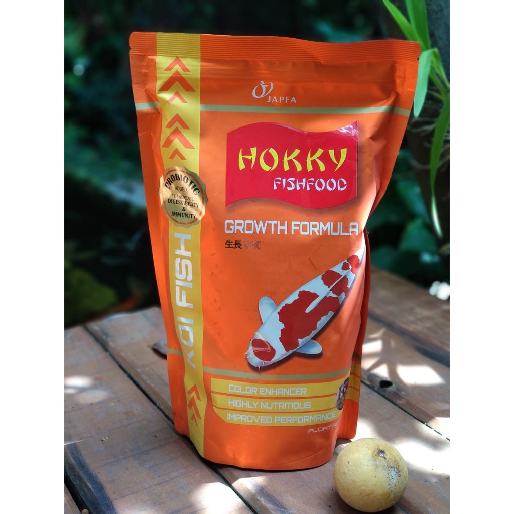 HOKKY GROWTH FORMULA 1KG 1 KG MAKANAN PAKAN IKAN KOI PELET