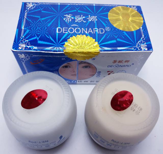 CREAM DEOONARD BIRU SET SIANG &amp; MALAM ORYGINAL