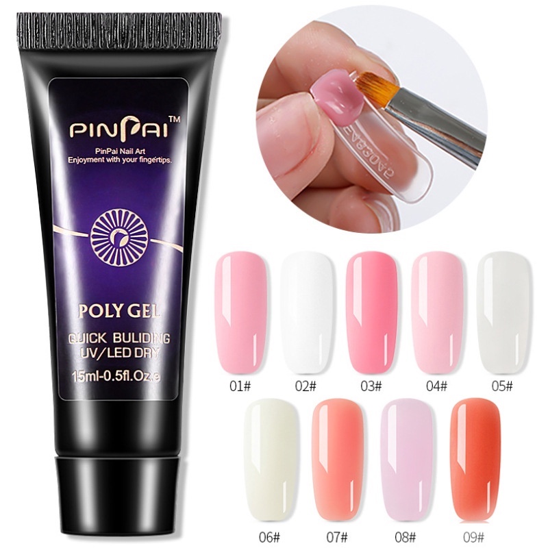 POLYGEL ACRYLIC GEL 15ml / ACRYL GEL Poly Gel Nail extention 15ml poly gel nail extension