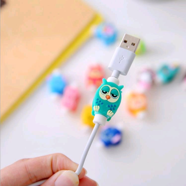 【GOGOMART】Klip Kabel Karakter Lucu / Penjepit Ujung Kabel - Motif Kartun