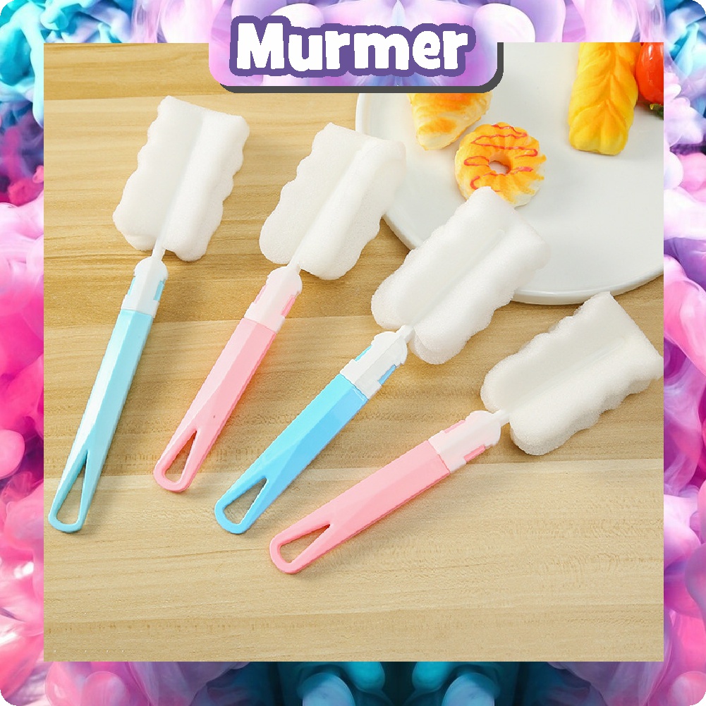 MurmerOfficial R443  Tongkat Spons Sponge Sikat Pembersih Botol Susu Bayi Gelas Termos Sponge Dot Mpasi