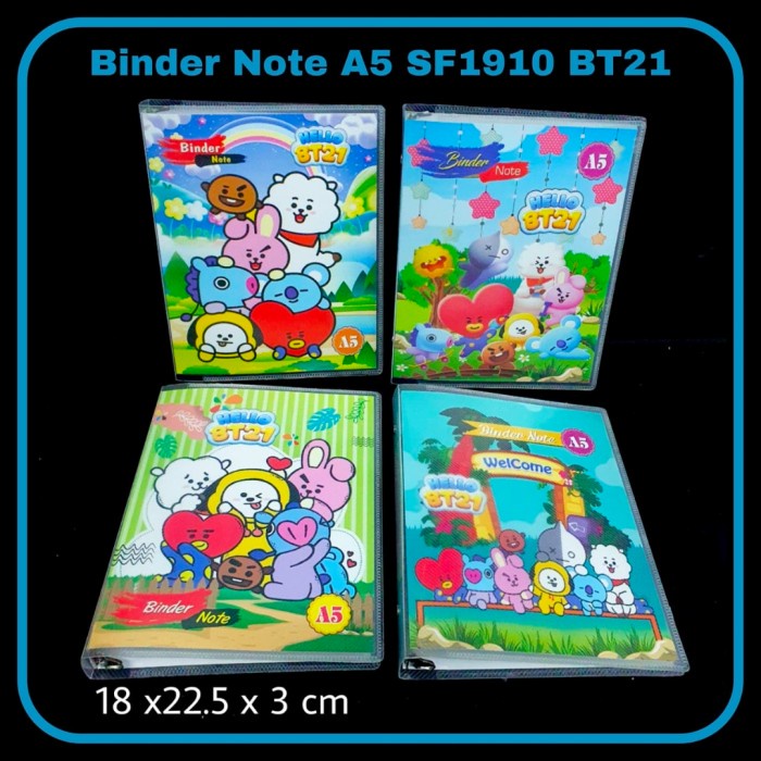 

Murah Map Binder Note A5 Bts Bt21 20 Lubang Bagus
