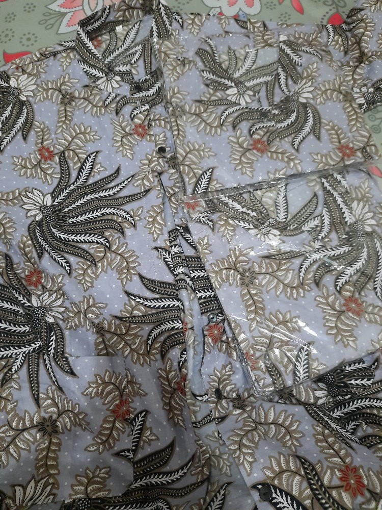 Tunik Batik Kancing Depan(busui)motif Kenongo