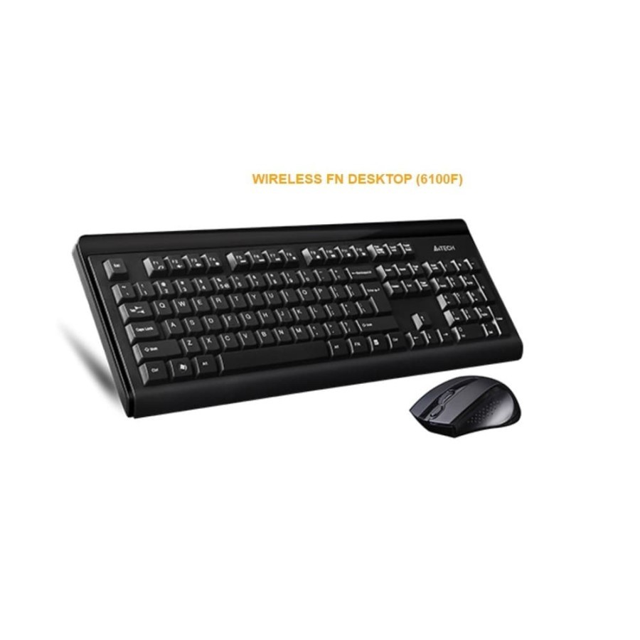 Keyboard mouse a4tech wireless 2.4ghz bundle combo padless v-track 500hz 6100f