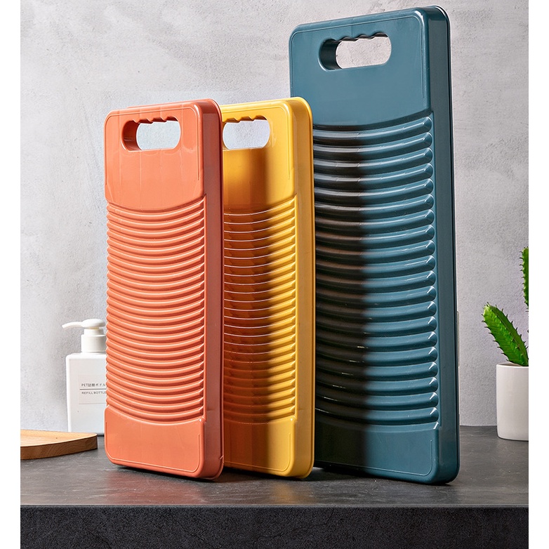 Papan cuci baju plastik non-slip  papan cuci cucian mini papan cuci kontras