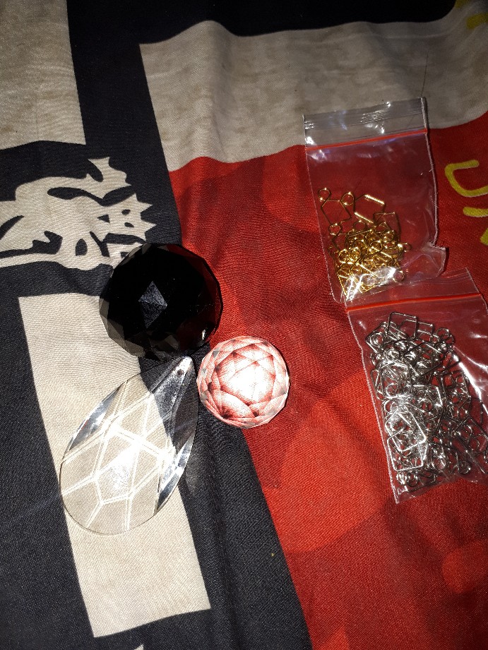 Aksesoris Kristal Lampu Hias Lilin Chandelier Baso Bakso Bola 40 Mm Bening Ungu Pink Hitam Kuning